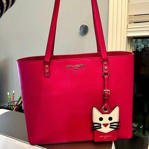 EUC Karl Lagerfeld Tote Bag with Kitty